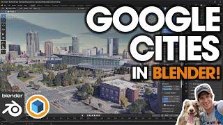 FREE Add-On for Google Maps Cities in Blender!