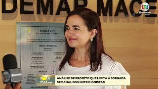 Bom Dia Entrevistas 04.07.24 - Projeto de Lei que limita a jornada semanal dos nutricionistas