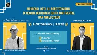 WEBINAR KONSTITUSI , 20 September 2024