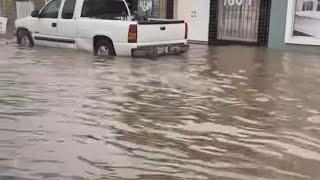 Texas Galveston Battered by flooding | today video 2024