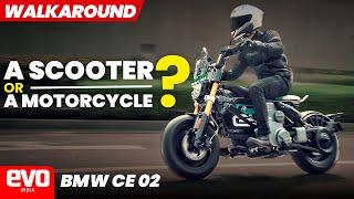 BMW CE 02 is the new age electric two-wheeler | Walkaround | @evoIndia