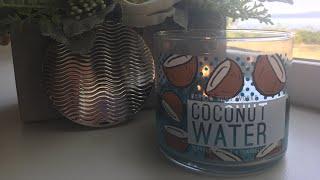 Candle Review & Story Time Part 1: Bath & Body Works Coconut Water 