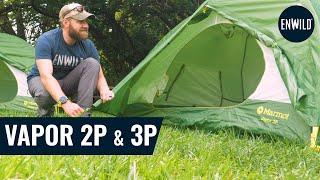 Marmot Vapor 2P, 3P Tent Series Review