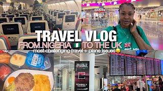 TRAVEL VLOG: LEAVING NIGERIA TO THE UK |Most Challenging Travel Ever | COME WITH ME TO UK FROM LAGOS