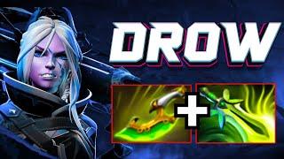 Insane Burst Damage43Kills Drow Ranger Swift Blink + Butterfly Builds 1030GPM Carry Dota 2