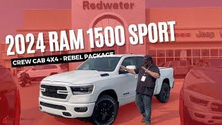 New 2024 Ram 1500 Sport Crew Cab 4x4 - Rebel Package | Stock # RR14472 - Redwater Dodge