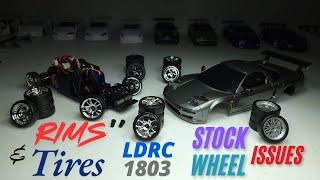 LDRC Drift Car "Tips and Mods" Pt. 7: *Rims & Tires* Upgrade, Stock Wheel Issues