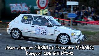 Rallye du Var 2022 - Peugeot 205 GTI N°242 - Jean-Jacques ORSINI et Françoise MERMOZ