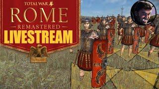 Total War: Rome Remastered Gameplay Livestream