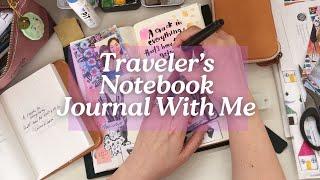 Traveler's Notebook Journal with Me Slow and (Somewhat) Chatty