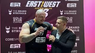 SERHII KALINICHENKO AFTER EAST VS WEST 13 INTERVIEW