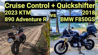 2023 KTM 890 Adv R Cruise Control and Quickshifter 