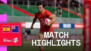 VAMOS Spain | Spain v New Zealand | HSBC SVNS Dubai 2024 | Men's Match Highlights