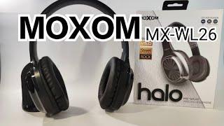 Wireless Bluetooth Headphone MOXOM MX-WL26 UNBOXING