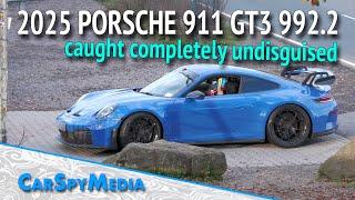 2025 Porsche 911 GT3 Facelift 992.2 Production Ready And Undisguised Caught Nürburgring Testing