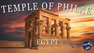 Visiting the temple of Philae, in the city of Aswan, Egypt