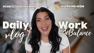 What a WORKING Homeschool Mom's Daily Schedule Looks Like