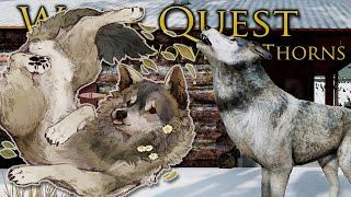 Stumbling on HUNTERS in the Forest?!  Wolf Quest: Wolves of Thorns • #10