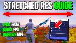 How To Get STRETCHED RESOLUTION in Fortnite PC!  (Stretched Res On ANY PC)