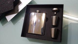 #酒具開箱 #hip flask #小酒壺 #304不鏽鋼製 #露營用品