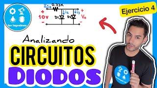 Circuito con DIODOS en CD Ejercicios [ 𝙉𝙤 𝙈á𝙨 𝙍𝙚𝙥𝙧𝙤𝙗𝙖𝙧 ​​] Electrónica Analógica