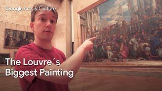 TOM SCOTT and biggest painting in the LOUVRE MUSEUM | Google Arts & Culture