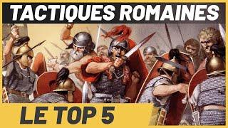 Top 5 tactiques de COMBAT romain. DOCUMENTAIRE. Hors-série.