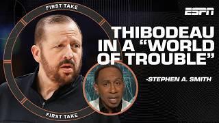 Tom Thibodeau is in a 'WORLD OF TROUBLE'  Stephen A. reacts to Mikal Bridges' comments | First Take