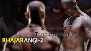 SOURAV LOKESH - BHAJARANGI 2  |TRANSFORMATION VFX HARD WORK MOTIVATION 