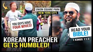 HEATEDKOREAN PREACHER vs SHAYKH UTHMAN ‍#nyc #unionsquare