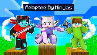 Adopted By A NINJA FAMILY In Minecraft!