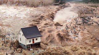 Top 50 minutes of natural disasters caught on camera. Most flood in history. Korea
