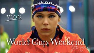 VLOG 1 - WORLD CUP WEEKEND - Jutta Leerdam