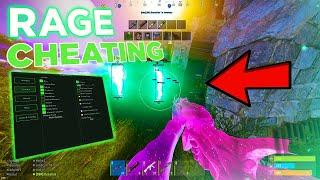 I used RAGE RUST CHEATS to Destroy Clans with BEST RUST CHEAT..