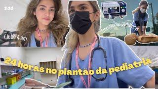 Vida de uma Interna na USP#8 Plantão 24h na pediatria, Clube 4 am, Emergências Pediátricas