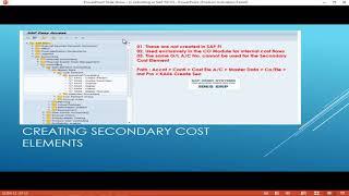 SAP FICO: Creation of Secondary Cost Elements and Cost Element Groups