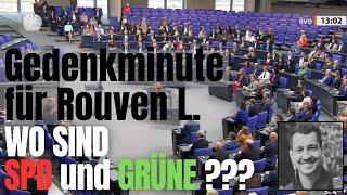 Gedenkminute für Rouven L. - Wo sind SPD und GRÜNE?