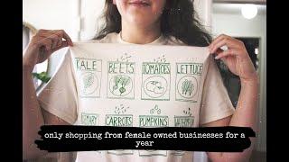 Year of the Woman - Shopping Only From Female Owned Businesses For A Year | Month 1