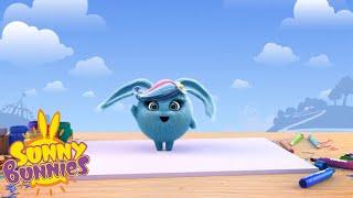 SUNNY BUNNIES - Drawing Shiny | GET BUSY Compilation | Cartoons for Children