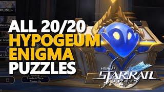 Full Hypogeum Enigma Event All Puzzles Honkai Star Rail