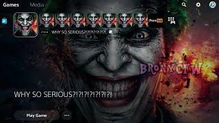 Vandalising My PS5 With Memes Part 1  (JOKER BEATBOX  - WHY SO SERIOUS )