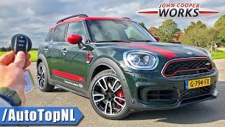 Mini Countryman JCW 306HP REVIEW on AUTOBAHN [NO SPEED LIMIT] by AutoTopNL