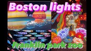 Franklin Park Zoo Boston Lights | ZooLights Tour 2022 | The Most Amazing Lantern Show Ever|