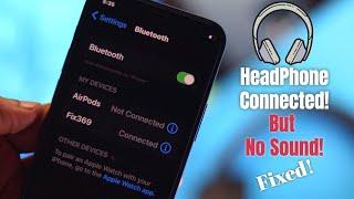 Fix- Bluetooth connected but no sound iPhone!