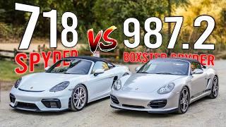 Porsche 718 Spyder vs 987.2 Boxster Spyder | Is Newer Always Better?