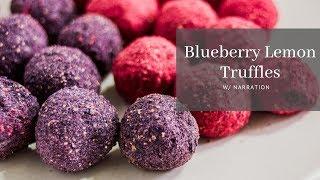 Blueberry Lemon Truffle with Narrative (w/ Paleo Substitutes)