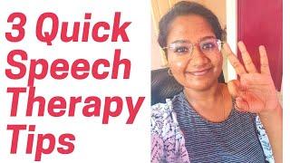 3 Speech Therapy Tips for Home Teaching / How To Do Speech Therapy at Home