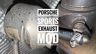 Cheap And Easy Porsche Sports Exhaust Mod - DIY Open Valves All The Time