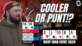 First Hand Elimination!  | WSOP 2024 Main Event Day 1A