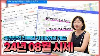 24년8월기준  얼마면 살수 있나?의정부역센트럴자이아파트^^